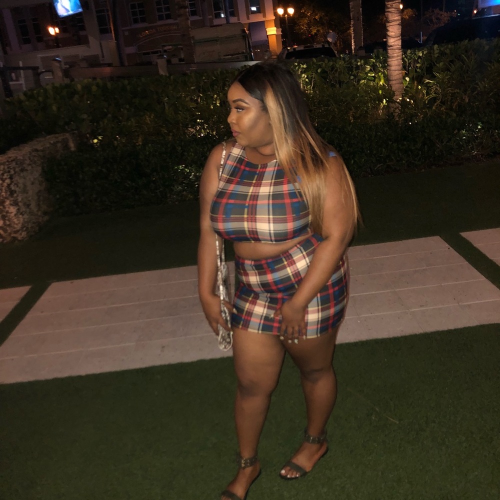 Plaid 2 Piece